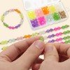 Unique Bargains 8mm 4mm Round Glass Beads for Bracelets for Bracelet Making DIY Crafts Assorted Color 380 Pcs - 4 of 4