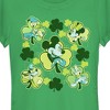 Juniors Womens Mickey & Friends Clover Squad T-Shirt - 2 of 4