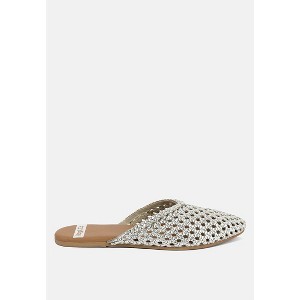 Wendigo Woven Real Leather Mules Women - 1 of 4