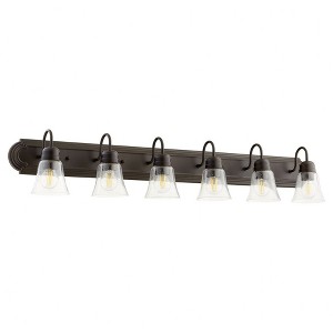 Quorum Lighting 6 - Light Vanity in  Oiled Bronze - 1 of 1