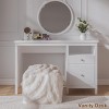 Writing Desk Farmhouse with Charging Station and Storage Drawers for Home Office 47in-3irtyhousy - 3 of 4