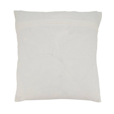 Black and White Geometric Cotton Throw Pillow Cover