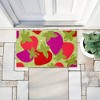 Stupell Industries Fun Fruit Strawberries Printed Outdoor Door Mat, design by Deidre Mosher, 18"x30" - 4 of 4