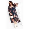 Women's Plus Size Sadie Maxi Dress - navy | CITY CHIC - 2 of 4
