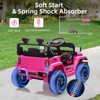 12V Ride On Truck Car, Toddler Ride On Toy w/Parent Remote Control, Steering Wheel Music - 2 of 4