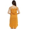 Just Love 100% Cotton Spaghetti Strap Stripe Womens Nightgown with Lace Trim - 2 of 2