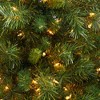 Nearly Natural 4.5-ft Wyoming Mixed Pine Artificial Christmas Tree with 250 Clear Lights and 462 Bendable Branches in Red Tower Planter - 2 of 4