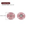 Unique Bargains Alloy Invisible Durable High Hardness Buckle Fasteners Press Studs Buttons 5 Pcs - 2 of 4