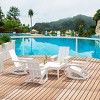 WestinTrends 5-Piece Modern Adirondack Outdoor Rocking Chair with Side Table Set - 2 of 2