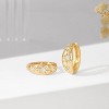 Cubic Zirconia Huggie Earrings 14k Gold Plated Tiny Earrings Small Huggie Hoop Earrings Simple Lightweight Hoops Gift for Women - 4 of 4