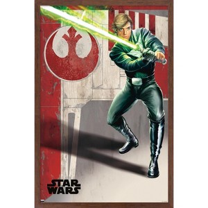 Trends International Star Wars: Return of the Jedi - Luke Framed Wall Poster Prints - 1 of 4