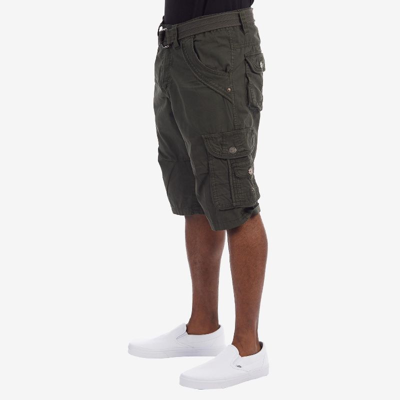 X RAY Men's Classic Fit 12.5" Inseam Knee Length Cargo Shorts, 4 of 5