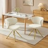 Art Leon Set of 2 Swivel Accent Dining Chairs - 3 of 4