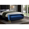 Meridian Furniture,Audrey Velvet Bench - 2 of 4