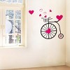 Slickblue Waterproof Chic Bicycling Wall Stickers – Decorative Decals for Living Room, Bedroom, and More 13" x 23.5" - 3 of 3