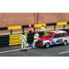 "Race Drivers" 4 Piece Diecast Figure Set "BRE" for 1/64 Scale Models by Tarmac Works & American Diorama - 3 of 4
