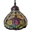 Amora Lighting Tiffany Style Tulips Ceiling Hanging Lamp 26 Inch High - 2 of 4