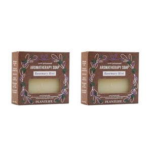 Plantlife Rosemary Mint Bar Soap – Moisturizing, Soothing, Handcrafted, Plant-Based – Made in California, 4.5oz - 1 of 2