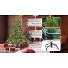Racxily 4FT Christmas Tree - 747 Tips, Red Berries & Pine Cones |Snow-Dusted Branches, Hinged Setup, Metal Stand | Natural Festive Holiday Décor - 3 of 4