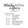 Beistle New Year Black & White Legacy Asst for 50 Multicolored - 2 of 2
