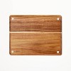 10"x13" Nonslip Acacia Wood Cutting Board Natural - Figmint™ - 3 of 4