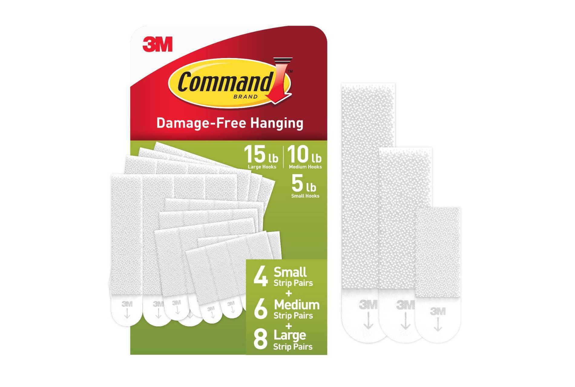 Command Assorted Size Damage-Free Adhesive Picture Hanging Strips