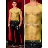 INSPIRE CHIC Men's Festival Fishnet Sheer Sparkly Rhinestone Tank Tops - 4 of 4