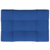 vidaXL Pallet Cushion Royal Blue 47.2 in.x31.5 in.x4.7 in. Fabric - 2 of 4
