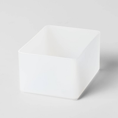 Medium Bathroom Organizer Bin with Handles Clear - Brightroom™