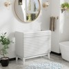 APRILSOUL  Bathroom Vanity, Mid-Century Bathroom Vanity with 2 Soft Closing Doors, Freestanding Bathroom with Wood Grain Laminate - 3 of 4