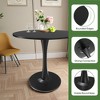 Wooakway 32'' Modern Round Dining Table Kitchen Table Coffee Table for 2-4 People Home Furniture - 4 of 4
