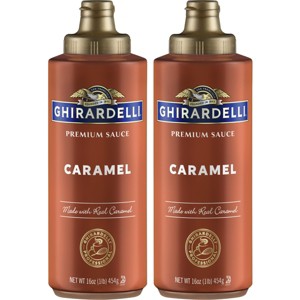 Ghirardelli Caramel Flavored Sauce 16 oz. Squeeze Bottle (Pack of 2) - 1 of 1