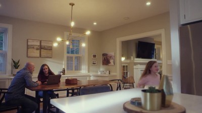Lutron White Wireless Smart Lamp Dimmer with Voice Control