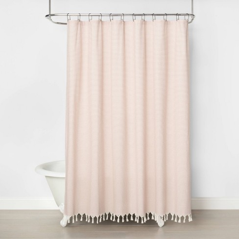 Stripe Shower Curtain Copper Hearth Hand With Magnolia Target