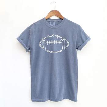 Simply Sage Market Football Game Day Short Sleeve Garment Dyed Tee