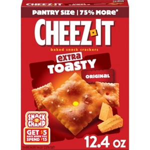 Cheez-It Extra Toasty Baked Snack Crackers - 12.4oz - 1 of 4