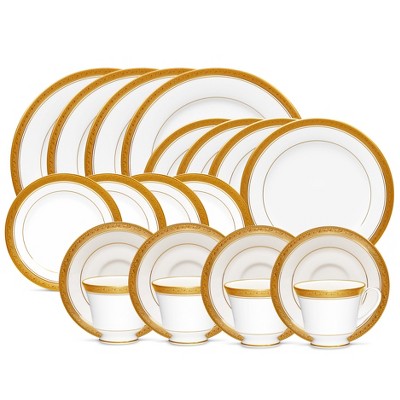 Noritake Crestwood Gold 20-Piece Set, Service for 4