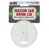 iLIDS 3pk Pastel Regular Mouth Drink Lid - Periwinkle/White/Pale Pink: Replacement Lid & Drink Cover, Dishwasher-Safe - 4 of 4