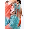 Slickblue Plus Size Tie-Dye Jumpsuit with Lace-Up Shoulders and Back Cut-Out - Rust Mocha Streetwear, Size 1XL-3XL - 4 of 4