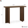 Stead Fluted Console Table - Small Entry Table - Modern, Mid-Century Home Decor - Living Room Furniture - 2 of 4