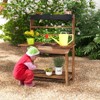 Infans Kids Potting Bench Wooden Toy Gardening Center w/ Removable Sink &  Chalkboard - 3 of 4