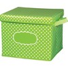 Teacher Created Resources® Lime Polka Dots Storage Box, Pack of 2 - 2 of 3