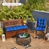 ARTPLAN Outdoor 48 Inch Bench Cushion Tufted for Outdoor Furniture, 48"x18"x4" Wicker Patio Loveseat Cushion All Weather - 3 of 4
