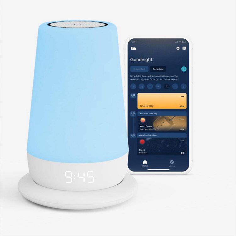 Hatch Rest+ 2nd Gen All-in-one Sleep Assistant, Nightlight & Sound Machine with Back-up Battery: Electric, Nature, White Noise, Wind, Ocean, Rain, 1 of 8