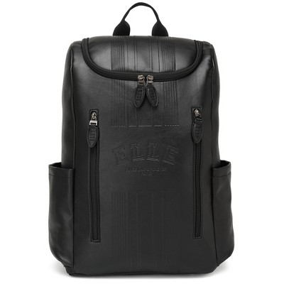 ELLE Luggage 22L Roamer Vegan Leather Backpack - Black — фото 3