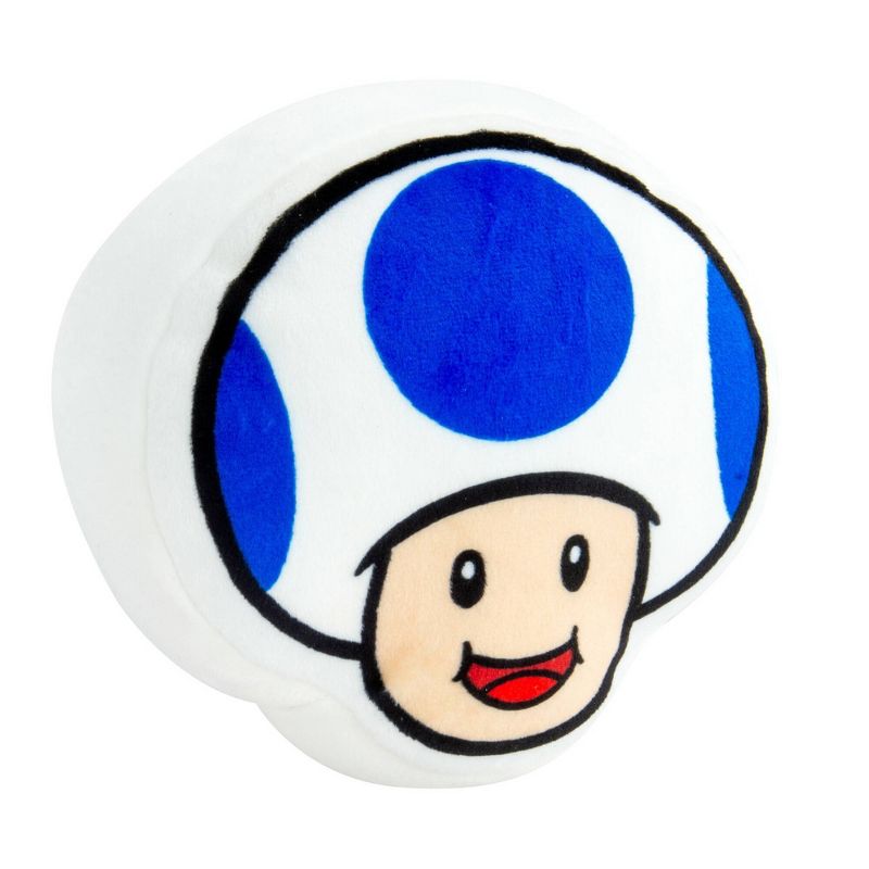 Nintendo Club Mocchi Mocchi Junior 6&#34; Plush - Super Mario Toad Blue, 3 of 4