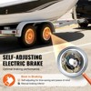 VEVOR Electric Trailer Brake Assembly, 10" x 2-1/4", 1 Pair Self-Adjusting Electric Brakes Kit for 3500 lbs Axle, 4-Hole Mounting, Backing Plates - 3 of 4