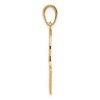 Black Bow Jewelry 14k Yellow Gold Polished Filigree Chamseh Pendant, 17 x 30mm - 2 of 4