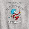 Boys' - The Cat in the Hat - Christmas Morning Crew Thing 2 Graphic Long Sleeve Fleece Sweatshirt - 2 of 4