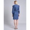 Long Sleeve Smocked Shoulder Dress - 3 of 3